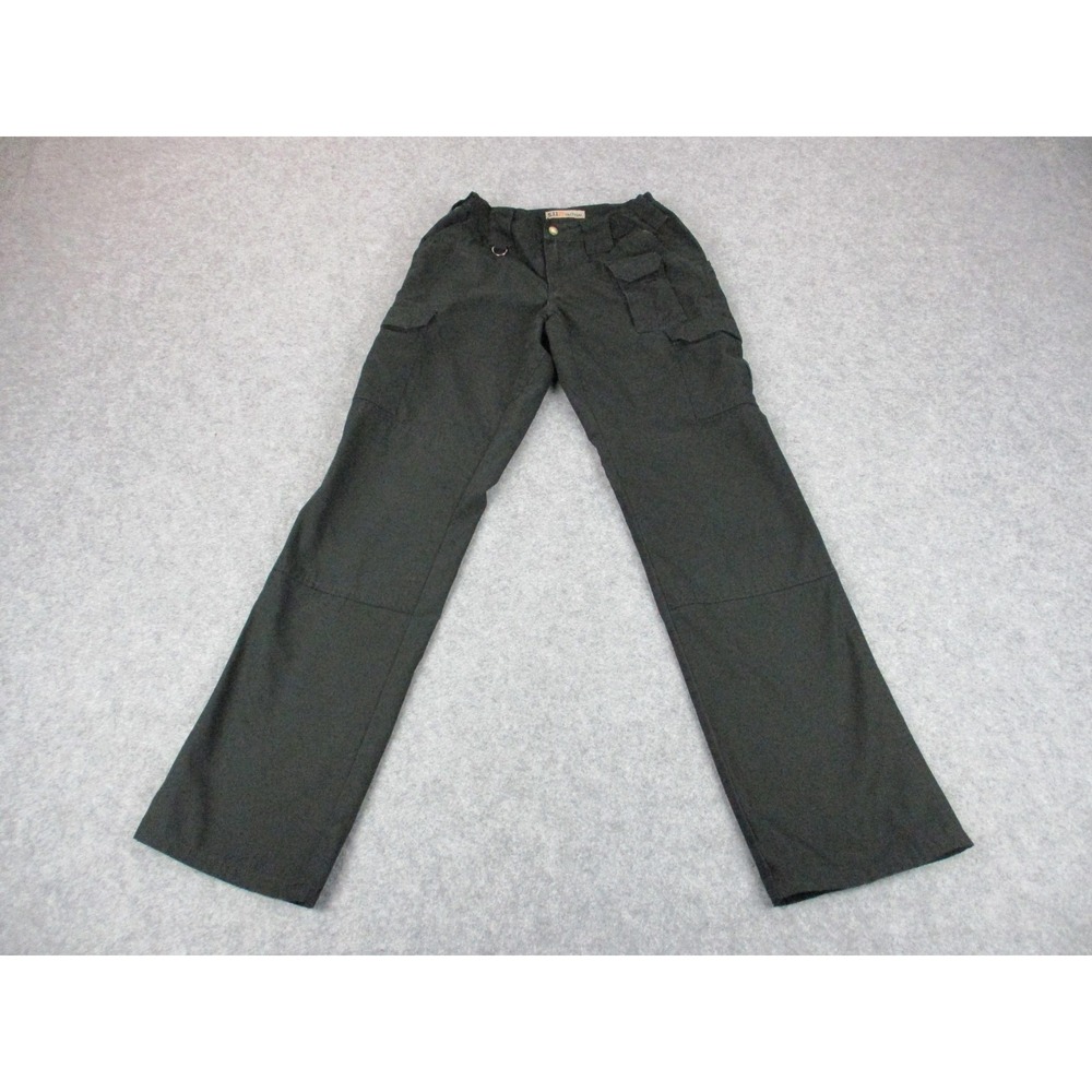 511 Tactical Pants Womens 4 Black Straight Cargo Canvas Pockets Ripstop Holster